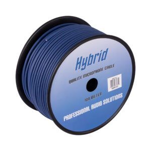 HYBRID Microphone Cable 100m Blue