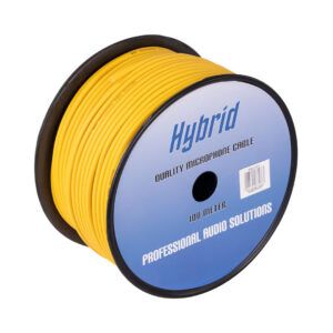 HYBRID Microphone Cable 100m Yellow